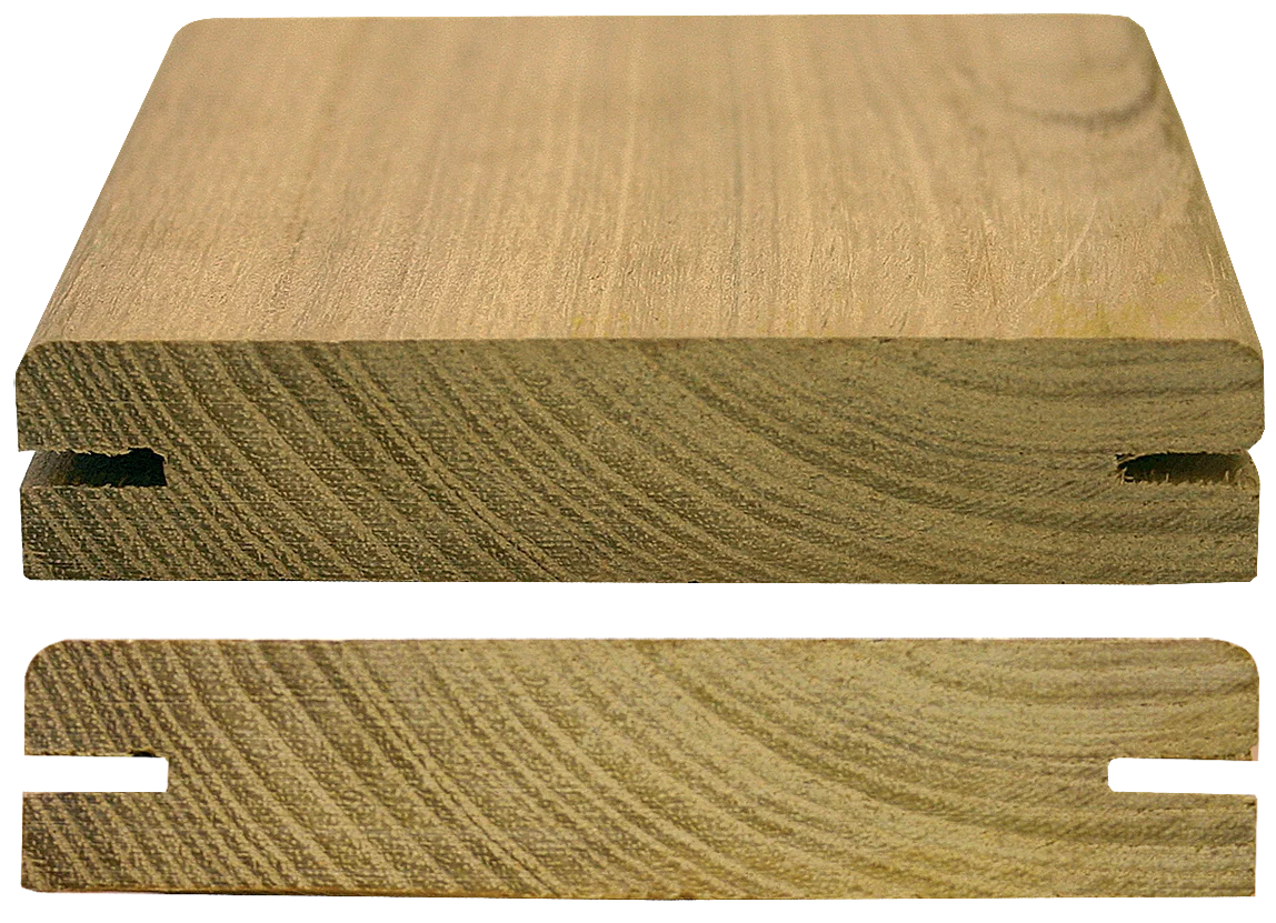 Profil terasové desky z akátového dřeva