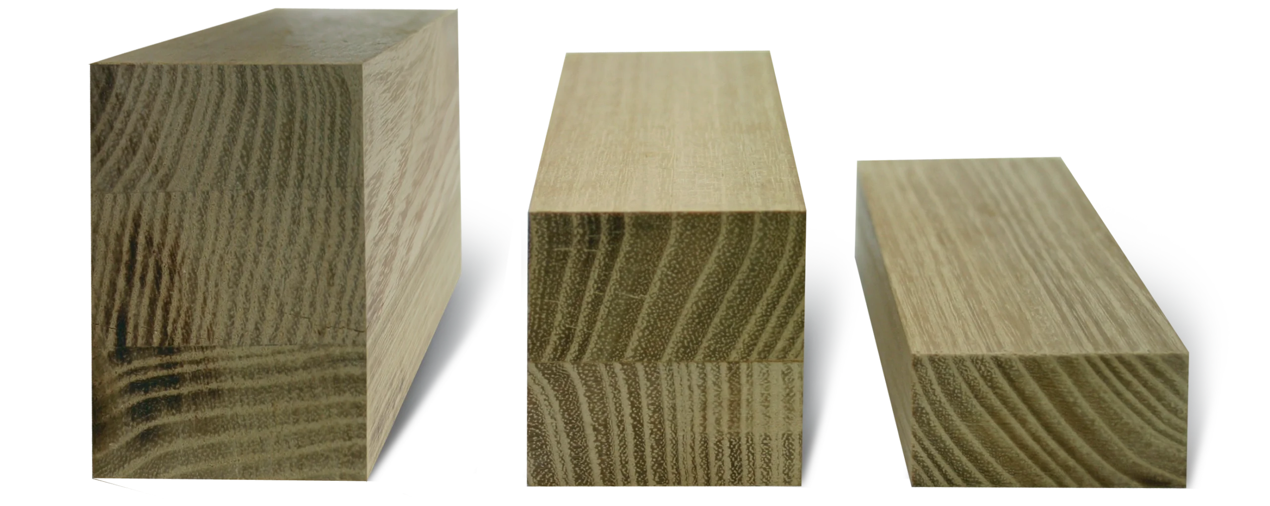 Stavební hranoly z akátového dřeva