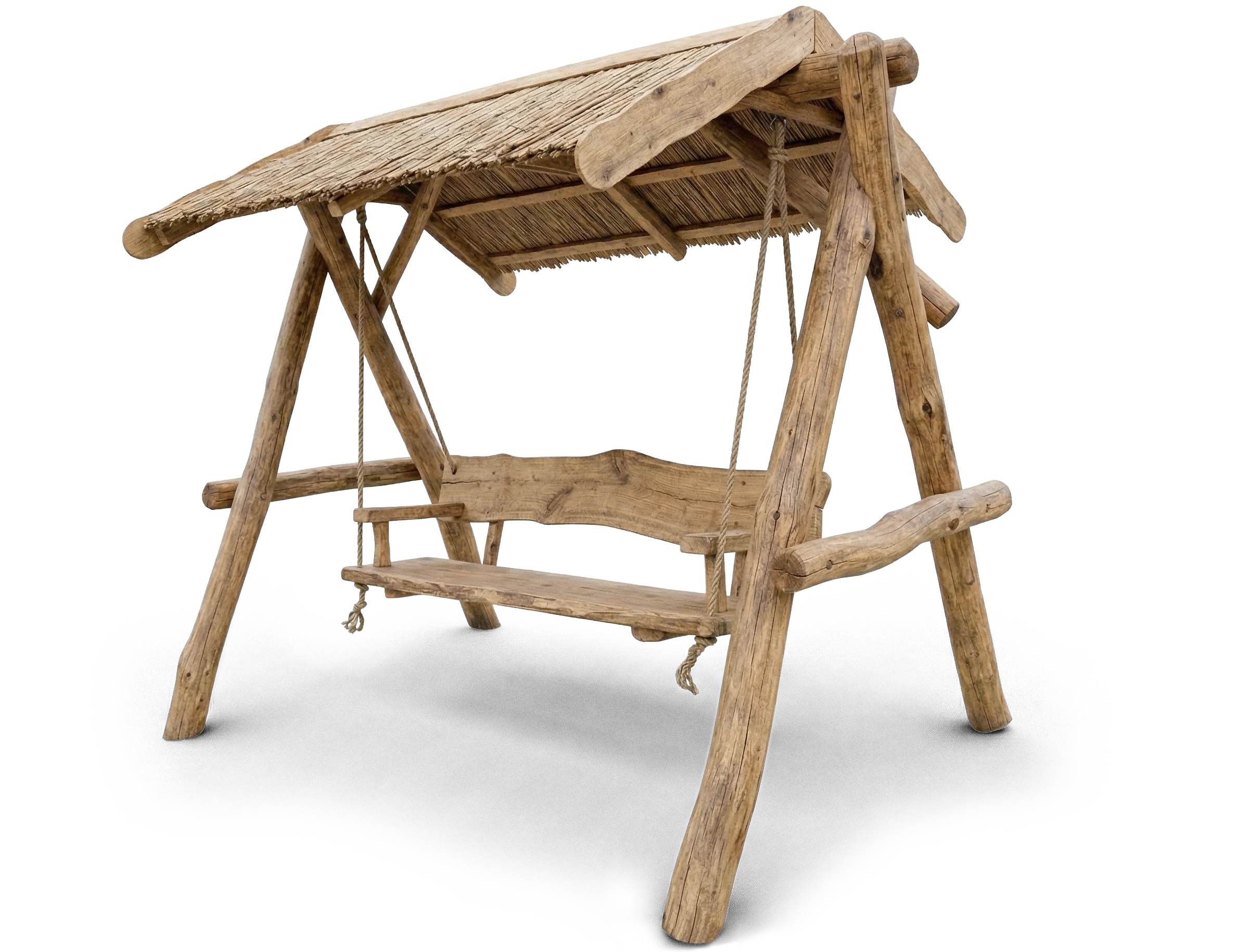 Zahradní houpačka z akátového dřeva