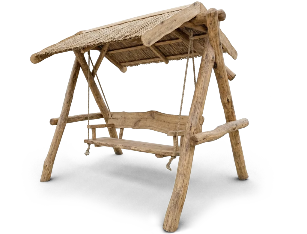 Zahradní houpačka z akátového dřeva